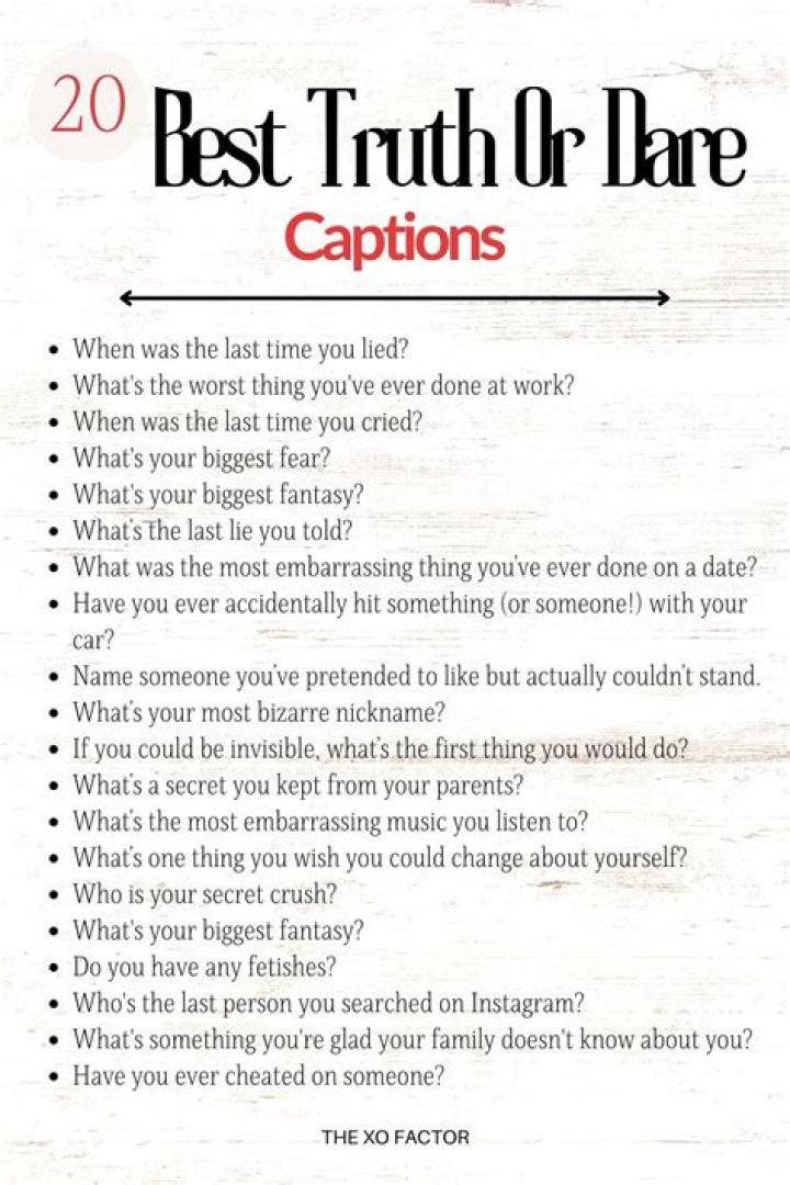 100+ Best Truth or Dare Questions Ordinary and Happy