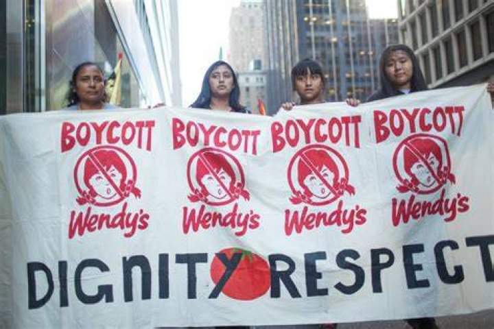 Boycott Wendy's Stand with Farm Workers! United Church of Christ