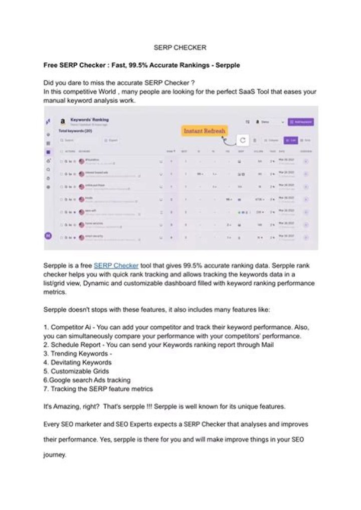 Free SERP Checker Fast, Accurate Google Rank Checker