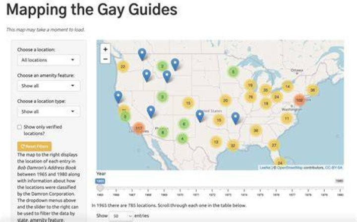 Gay Hookup Map A Listly List