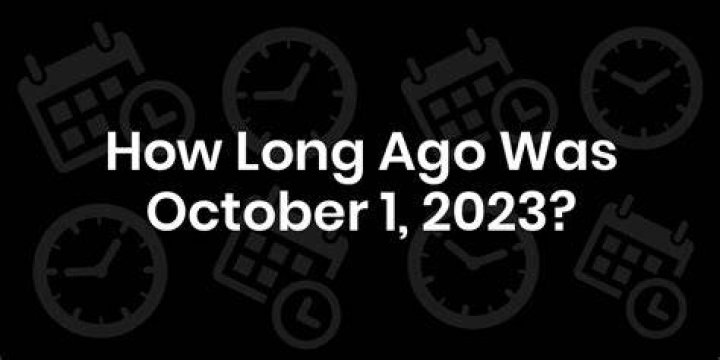 How Long Ago Was October 23 2025 Aidan Arleyne