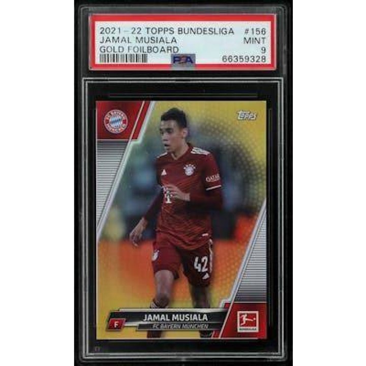 Jamal Musiala 2021 2022 Topps Match Attax Heritage Series Mint Card 4