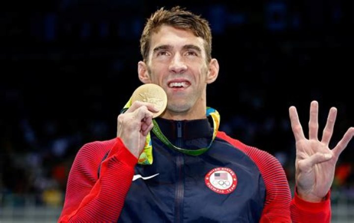 Michael Phelps at the U.S. Olympic swimming trials am New York