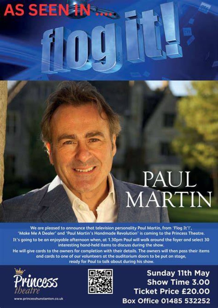 Paul Martin Flog It! has been my life I miss it Shropshire Star