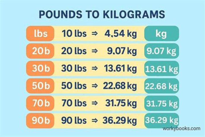 pounds to kg