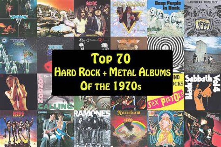Top 70 Hard Rock + Metal Albums of the 1970s