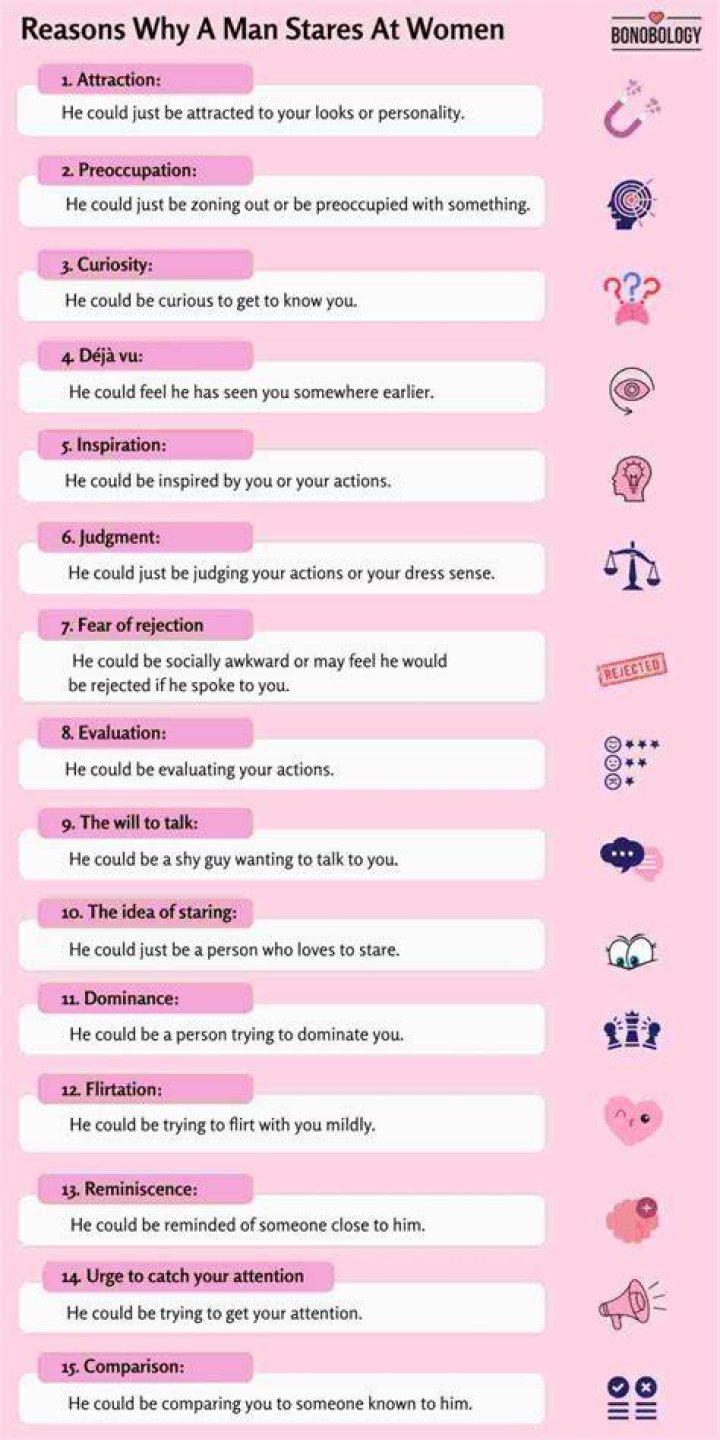 Why Do Guys Stare At Me When I Walk By 10 Reasons